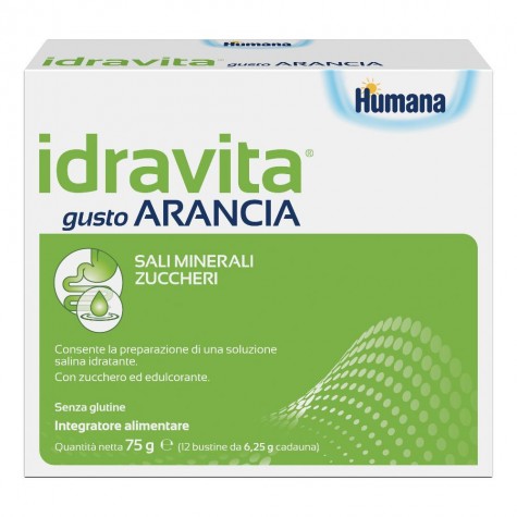 IDRAVITA GUSTO ARANCIA 12 BUSTINE DA 6,25 G