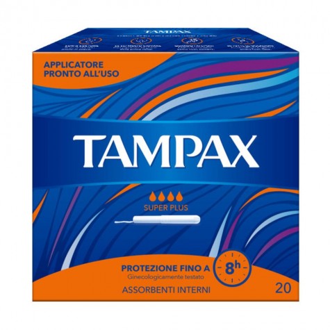 TAMPAX BLUE BOX SUPER PLUS 20 PEZZI