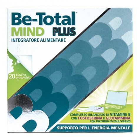 Be-total Mind Plus 20 bustine - Integratore per Memoria e Studio 