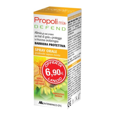 PROPOLI MIX DEFEND SPRAY ORALE FORTE 30 ML SAPORE MENTA