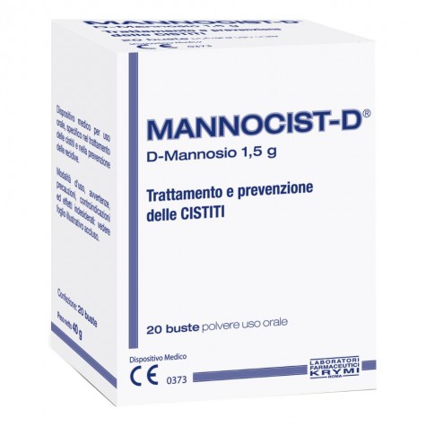 Mannocist D 20 bustine- Integratore per la cistite e per le vie urinarie