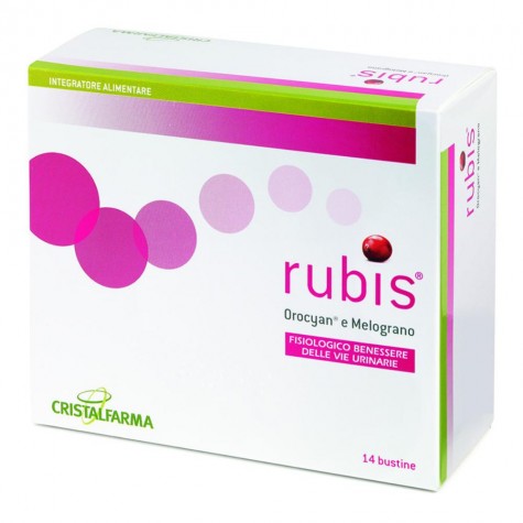 Rubis 14 bustine- Integratore per il benessere delle vie urinarie