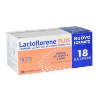 Lactoflorene plus 18 flaconcini da 180ml - Fermenti lattici vivi