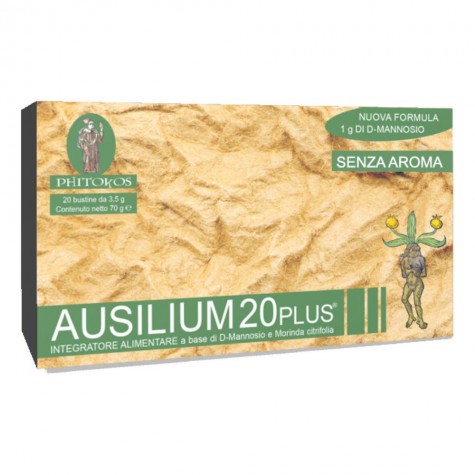 Ausilium 20 Plus senza aroma - Integratore per cistite e vie urinarie 