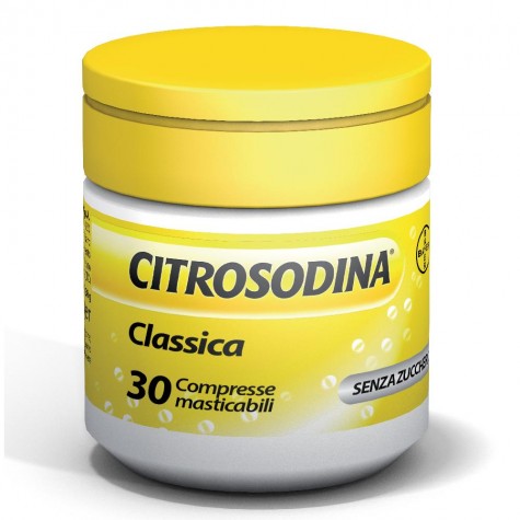 Citrosodina Masticabile 30 compresse - digestivo contro acidità di stomaco