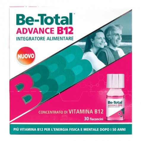 Be-Total Advance B12 30 flaconcini- Integratore energizzante con Vitamina B12 