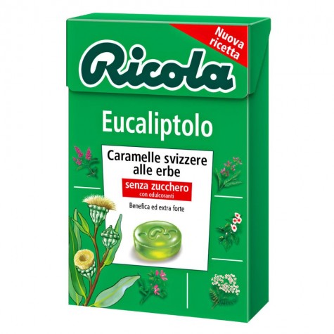 RICOLA EUCALIPTOLO SENZA ZUCCHERO 50 G
