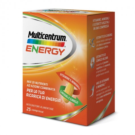 MULTICENTRUM MC ENERGY 25 COMPRESSE