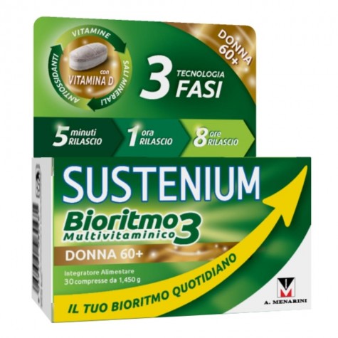 SUSTENIUM BIORITMO3 DONNA 60+ 30 COMPRESSE