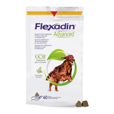 Flexadin Advanced cani 60 tavolette masticabili- integratore per le articolazioni dei cani
