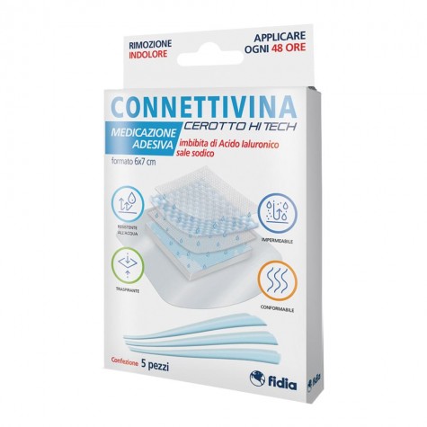 CEROTTO CONNETTIVINA HITECH 6 X 7 CM 5 PEZZI