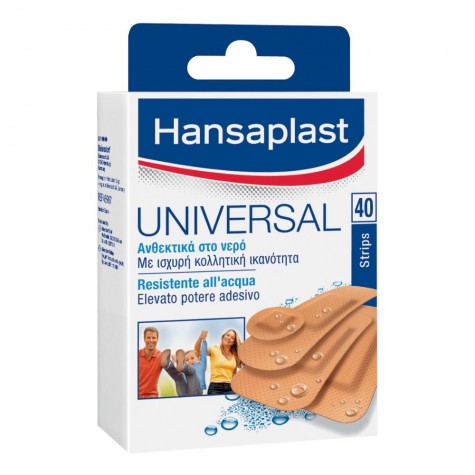 Hansaplast Medicazione Universale 40 Pezzi- cerotti di varie dimensioni