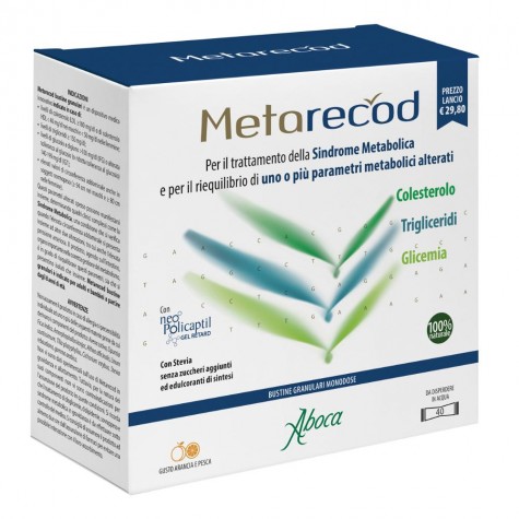 Metarecod 40 bustine granulari- Integratore per il metabolismo