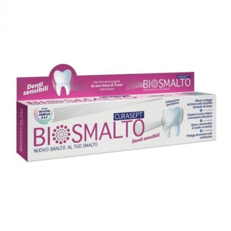 Curasept Biosmalto Dentifricio 75 ml - dentifricio per  denti sensibili
